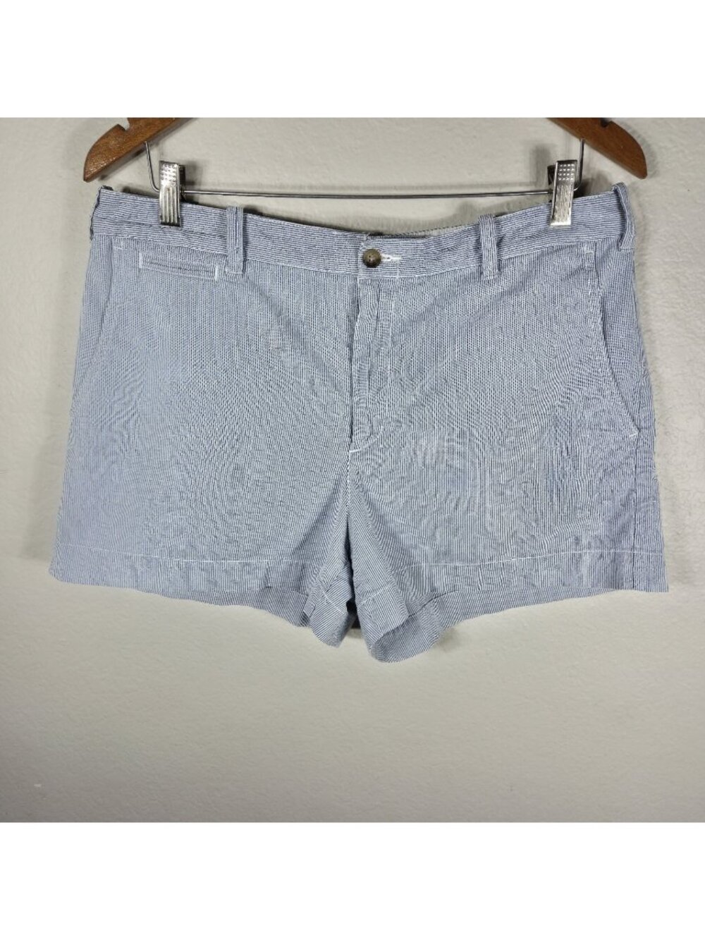 Polo Ralph Lauren Women’s Nautical Anchor Seersucker Shorts Striped Size 12